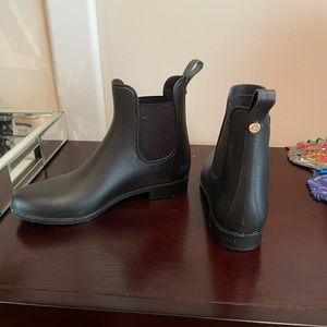 Sam Edelman womens size 7 black rain boots